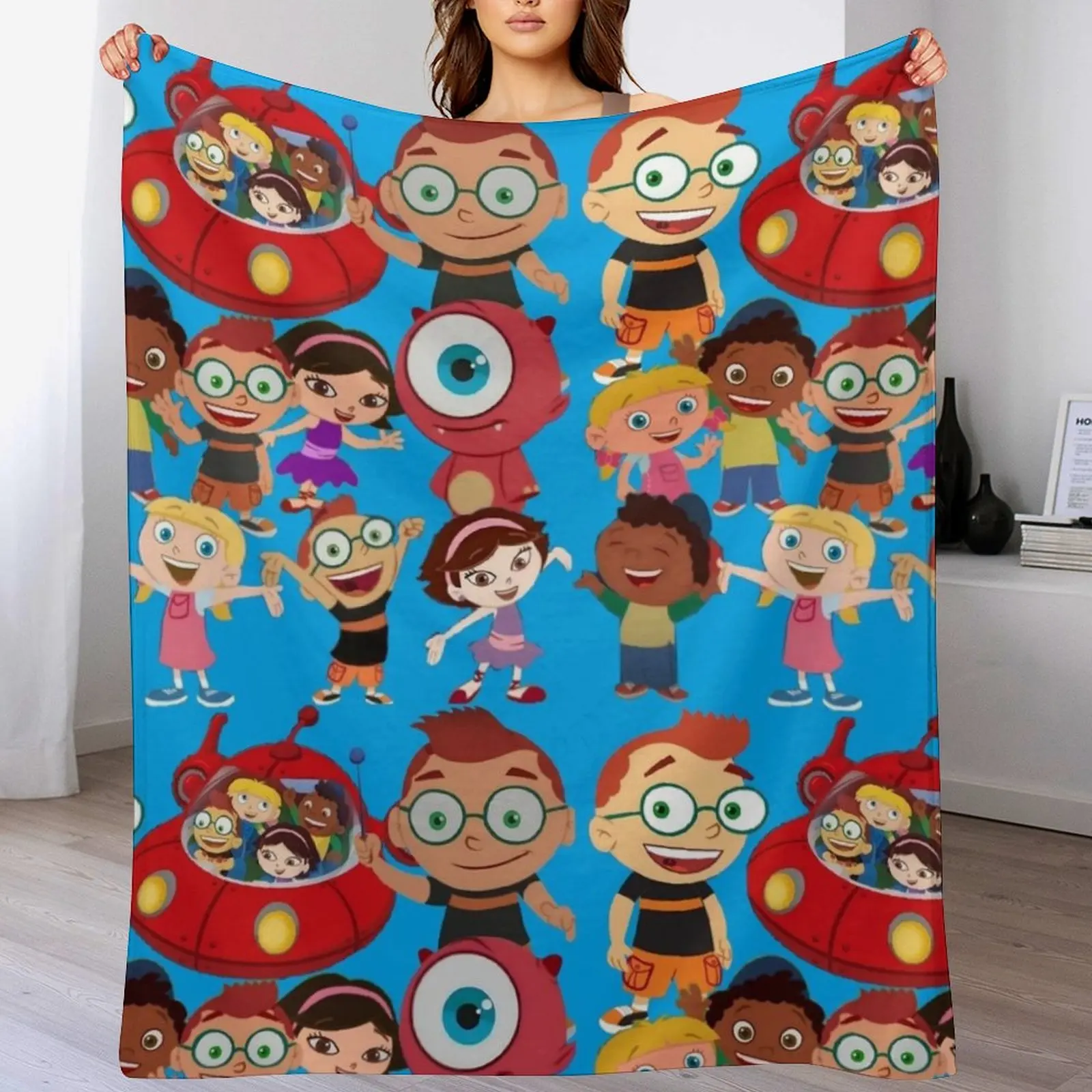 

little einsteinslittle einsteinslittle einsteinslittle einsteins Throw Blanket Moving Thermal Blankets