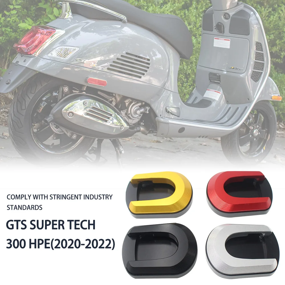 

GTS 300 Motorcycle Kickstand Foot Plate Side Stand Extension Pad Support Foot pad Enlarge Fit For Vespa GTS300 gts 300