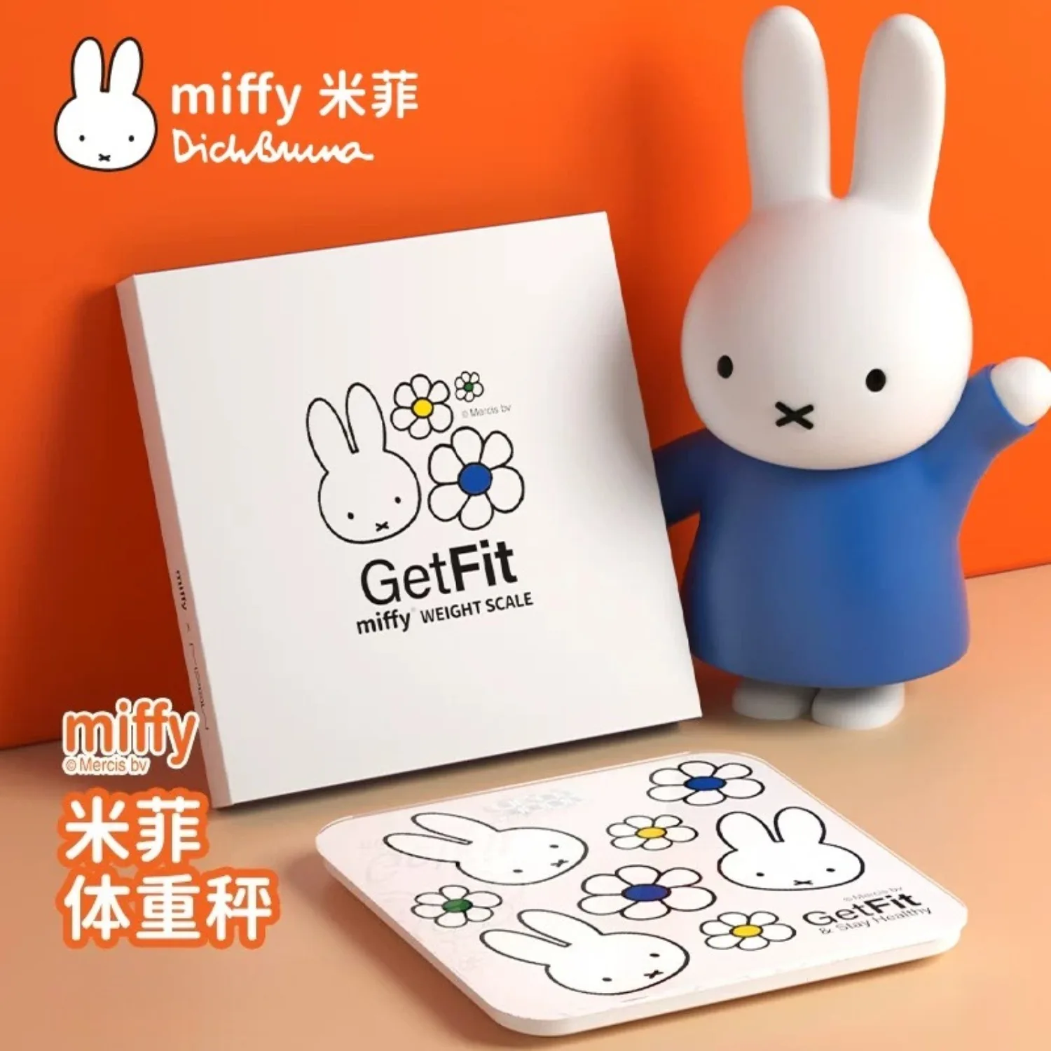Cute Miffy Smart Digital Weight Scale High Precision Body Weight Measuring Instrument Household Scale For Fitness Weight Loss