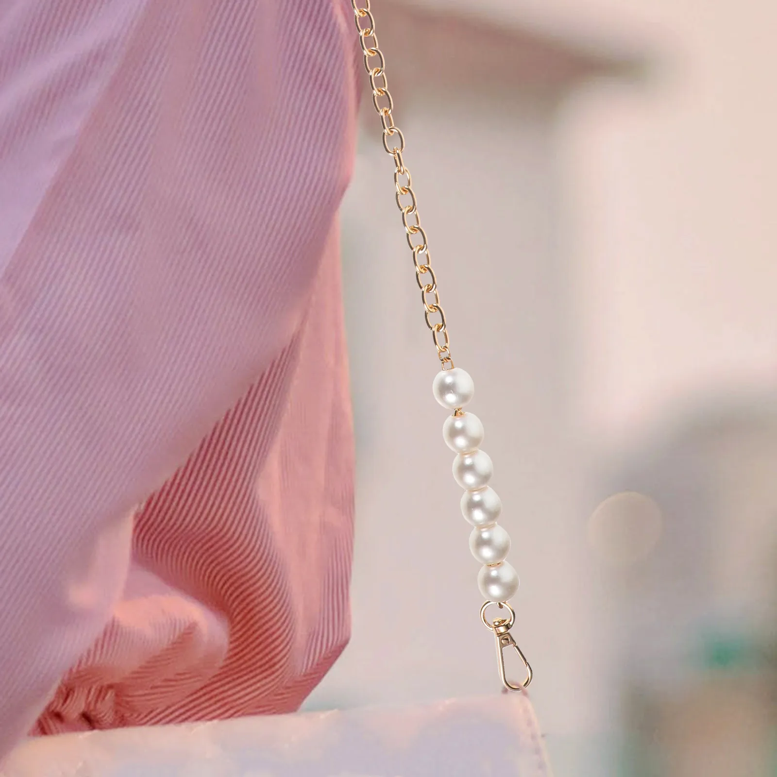 Metal Bag Chain Extender Purse Strap Extender Chain for Crossbody Or Shoulder Wear Easy Install Remove Lengthen Straps Fashion