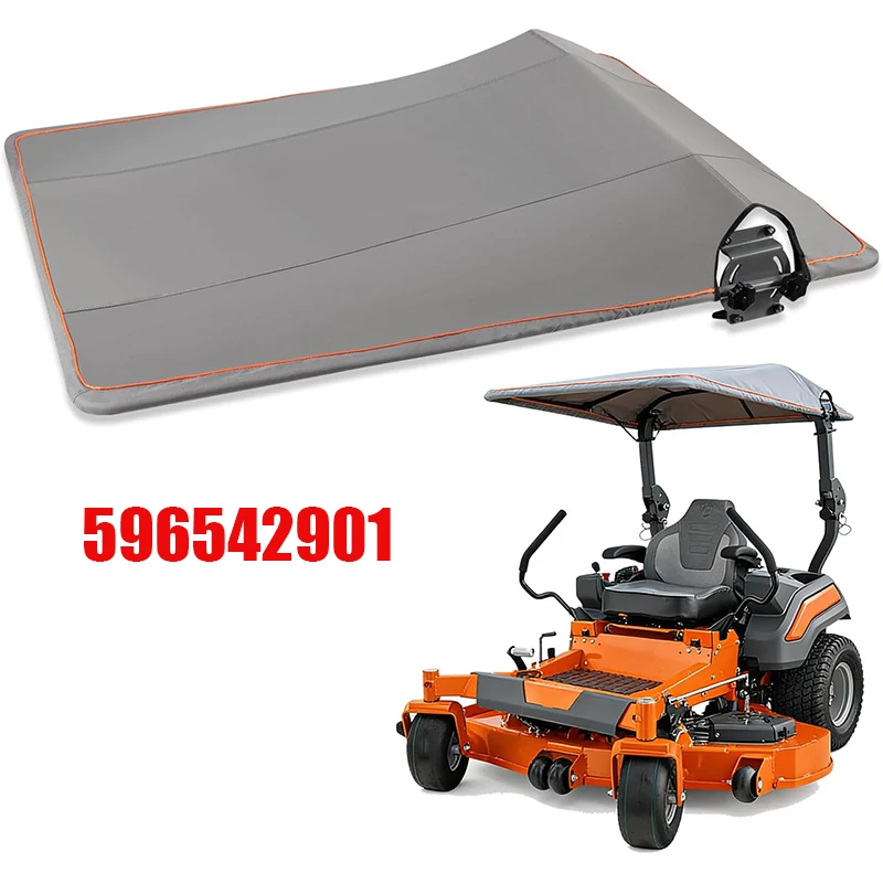 596542901 Riding Mower Sun Shade Sun Canopy for Husqvarna Zero Turn Mowers with ROPS Bars Riding Mower Accessories