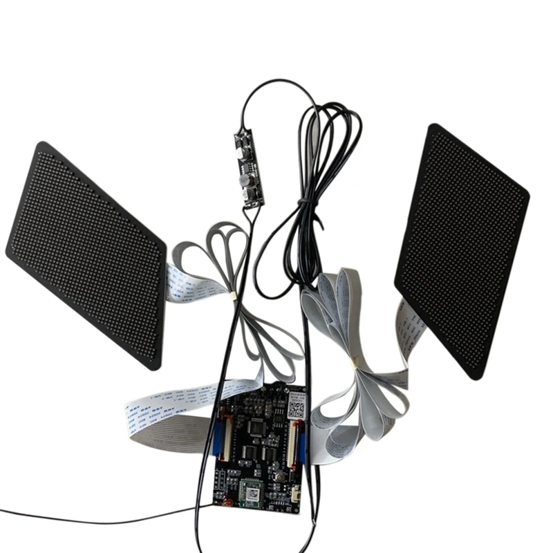 

12 В Devil's Eyes Светодиодная панель дисплея Eyes Winking Screen APP Программируемый светодиодный глазный дисплей для автомобиля