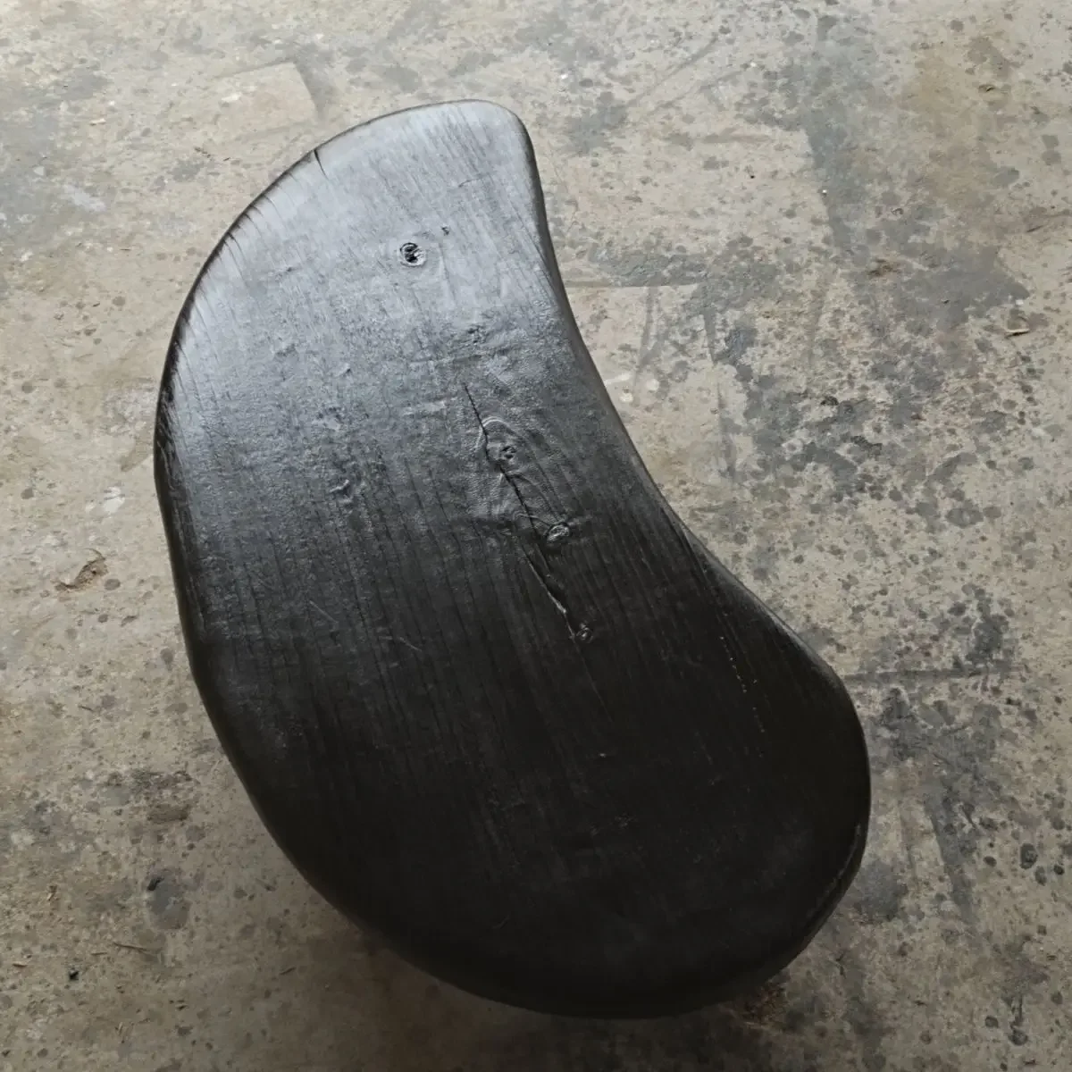 Three Geng Creation Medieval Design Tea Table Small Unit Living Room Square Carbonized Solid Wood Table