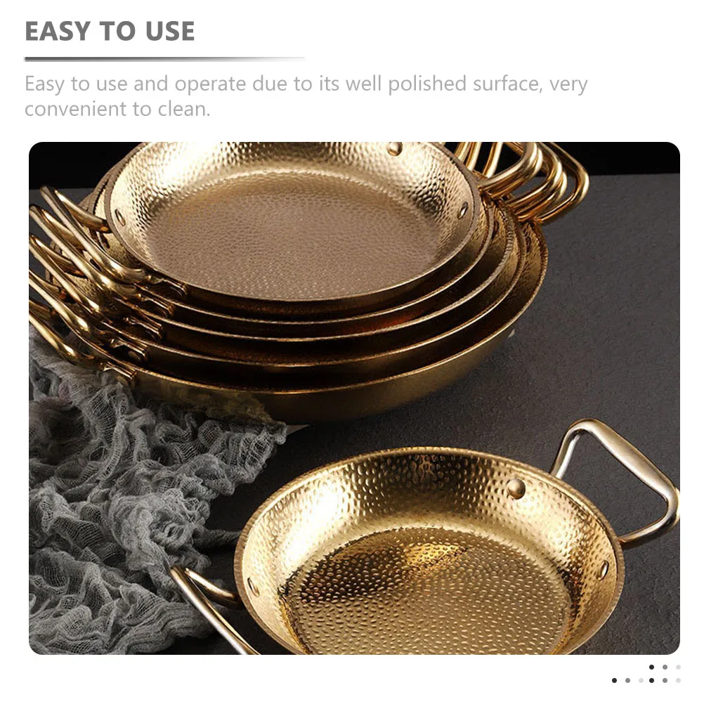 

Кастрюля Sukiyaki из нержавеющей стали с двойной ручкой, кастрюля для паэли, утолщенные кастрюли, кухонные аксессуары, магазин горячей кастрюли, одежда для ресторана