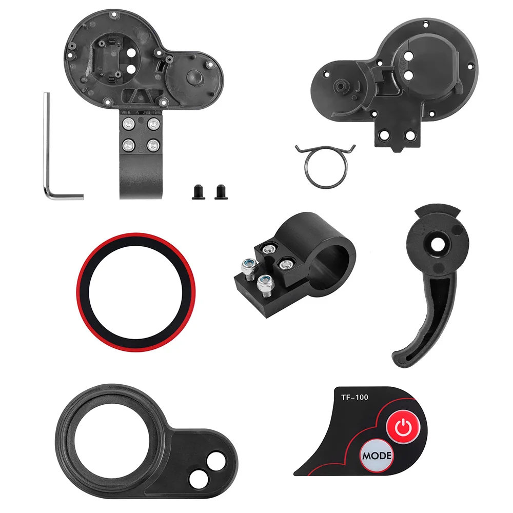 For M4 TF-100 Instrument Display Housing Electric Scooter Dashboard Cover Repair Kit Black Shell Case Accessories Parts Set