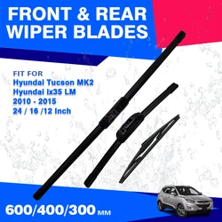 For Hyundai Tucson MK2 ix35 LM 2010 2011 2012 2013 2014 2015 Wiper Blades Front Rear Windshield Windscreen 24