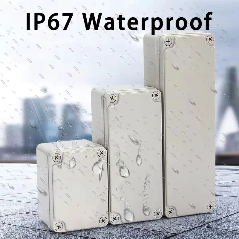 

Серия AG, пластиковая распределительная коробка из АБС-пластика, винтовой кабель, водонепроницаемая распределительная коробка, IP67, корпус наружной электрической распределительной коробки