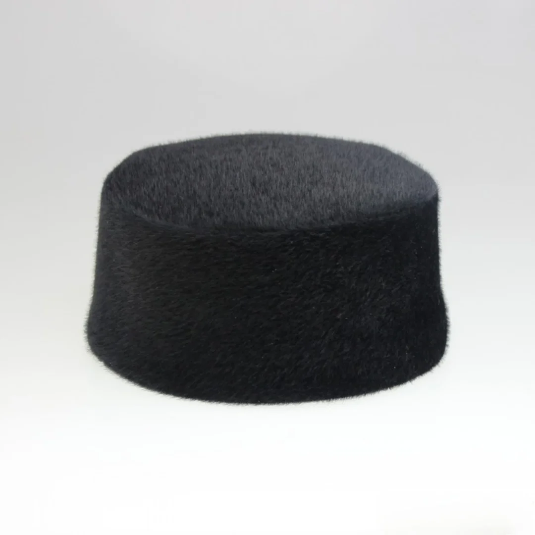 Chapéu Kufi Muçulmano Masculino para Oração, Kofia Islâmica Árabe, Touca de Oração, Gorro, Acessório de Cabeça Árabe, Presente para o Ramadã e Eid, Preto