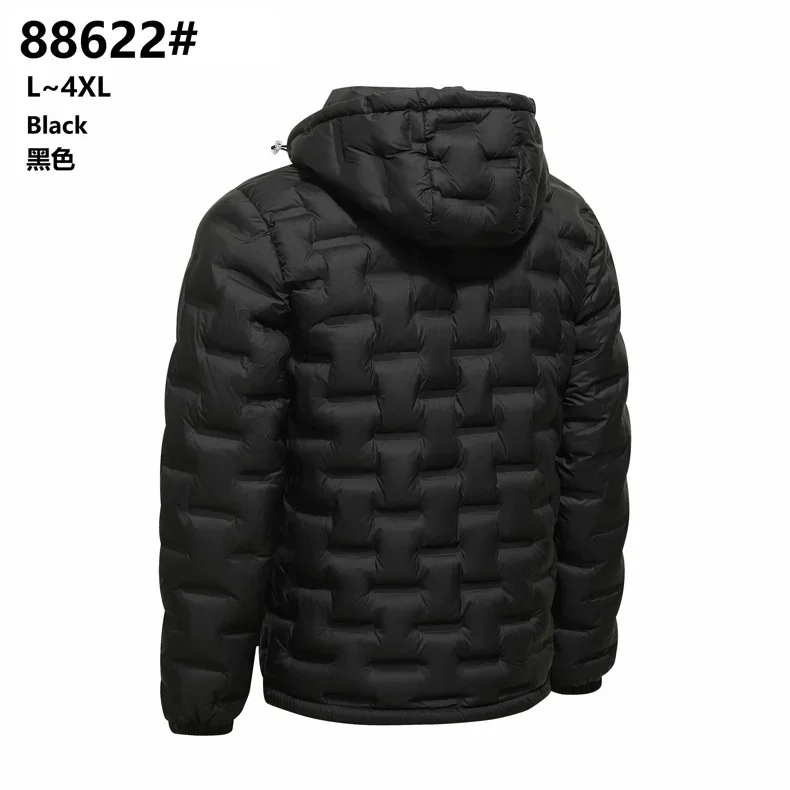 Outdoor Windproof Hooded Parkas Men Winter Thicken Warm Outerwear Men Puffer Jackets Male Fashion New Padded Quality Parka Coats
