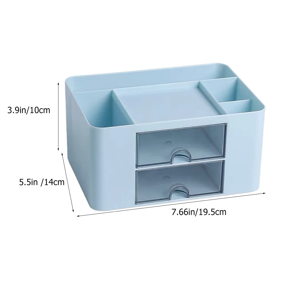 صندوق تخزين من نوع الدرج منظم سطح المكتب من مادة الوركين للقرطاسية أشتات اللوازم المكتبية منظم مكتب متعدد الوظائف