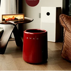 Large Capacity Garbage Bin Household Living Room Bedroom Double-layer Garbage Bin Light Luxury Style Paper Basket Storage Bin