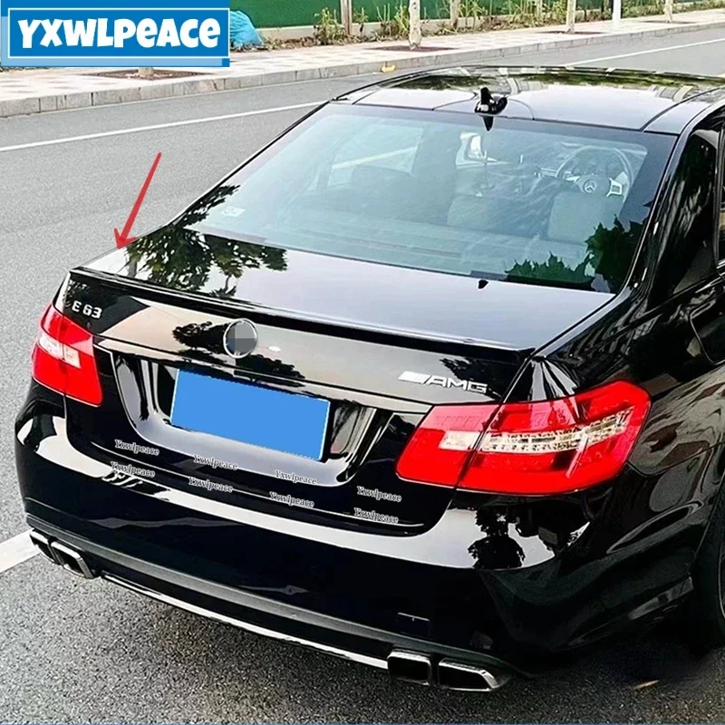 

For Mercedes - Benz W212 E320L E260L E300L E63 Spoiler 2008-2015 W212 4 Doors ABS Material Primer Color Car Rear Trunk Lip Wing