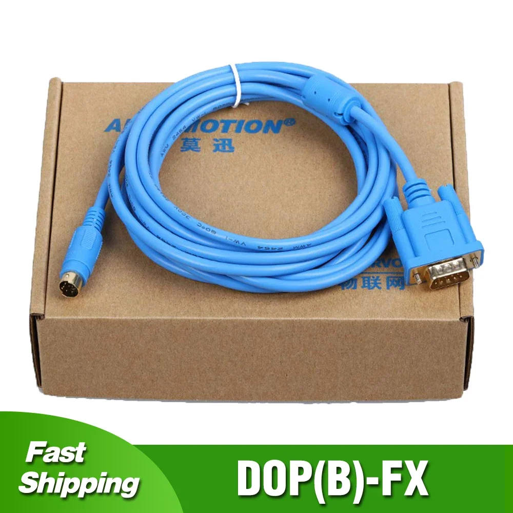 

DOP A -FX DOP B -FX for Delta DOP HMI for Mitsubishi FX Series PLC Programming Cable DOP-FX Data Download Line Magnetic ring