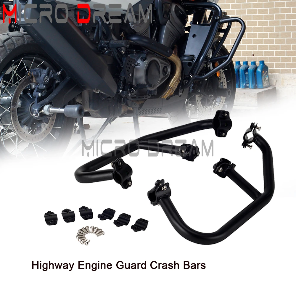 

Motorcycle Accessories Bumper Engine Guard Crash Bars Protection Metal For Harley Pan America 1250 S RA1250 RA1250S 2024-Later