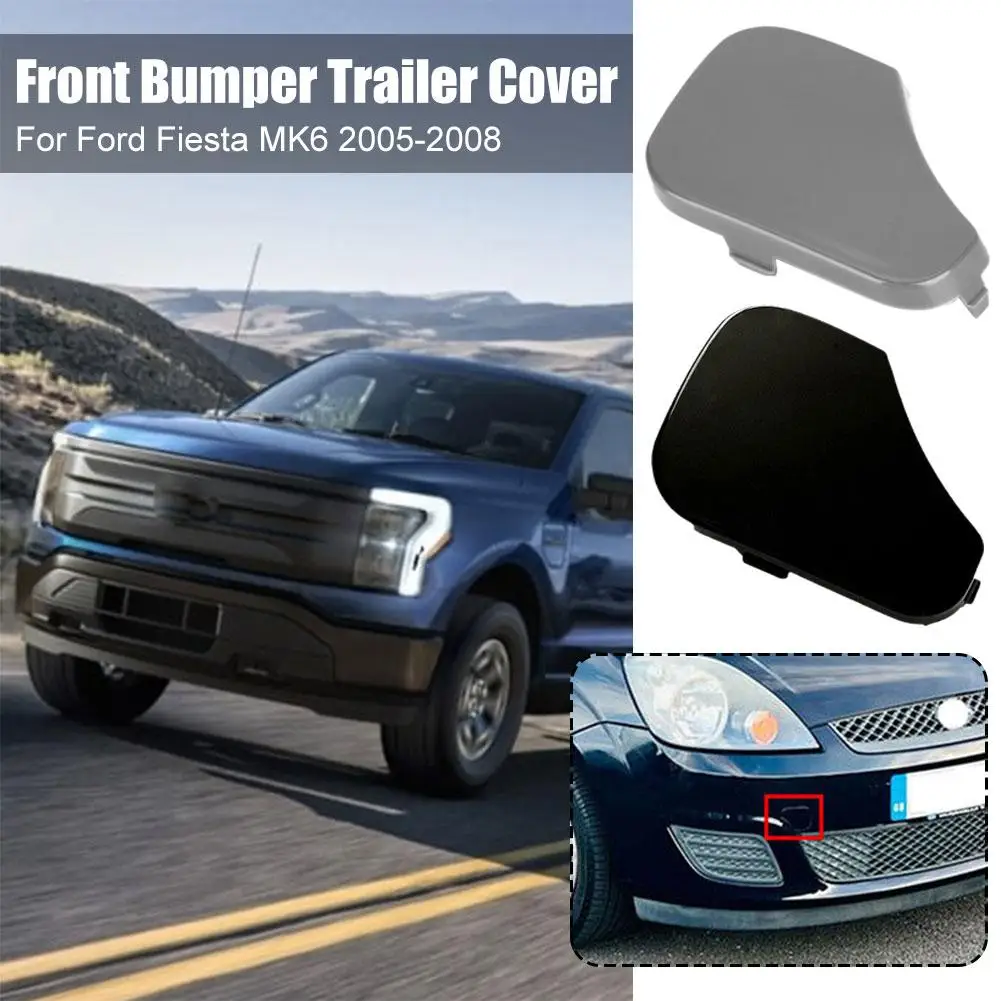 

1 PCS Car Front Bumper Tow Hook Cover Cap High Quality ABS Auto Outer Parts For FORD For FIESTA MK6 6S6117A989AA 1375861 N6L4