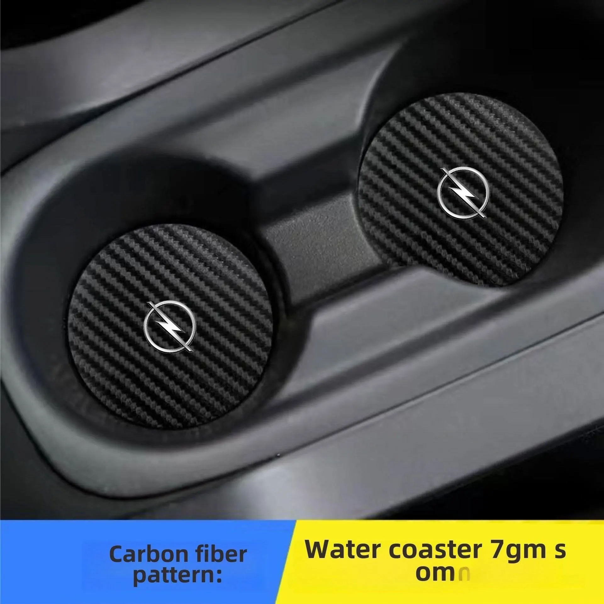 Car Cup Holder Coaster Anti-Slip Mat Car Water Cup Pad Rescue Tool For Opel Adam Ampera Corsa Insignia Karl Rocks-e Crossland