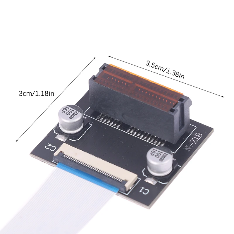 Pci-e1X FPC PCI-E 익스프레스 1X 라이저 익스텐션 단일 슬롯 고속 케이블, PCI-E x1 익스텐션 코드, pci-e 1x 라이저 케이블