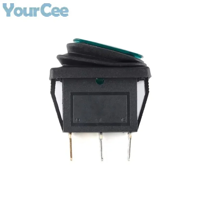 5Pcs KCD5 Rocker Switch 21x24mm 21*24mm 4Pin 6Pin 6A/15A 250VAC/125VAC 2/3 Position ON-OFF ON-OFF-ON Power Switch KCD3 2/3P