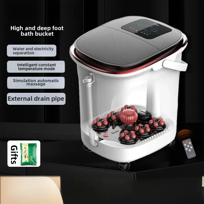 

Foot Bath Automatic Shiatsu Massage Electric Over Calf High Depth Bucket Foot Bath Constant Temperature Household