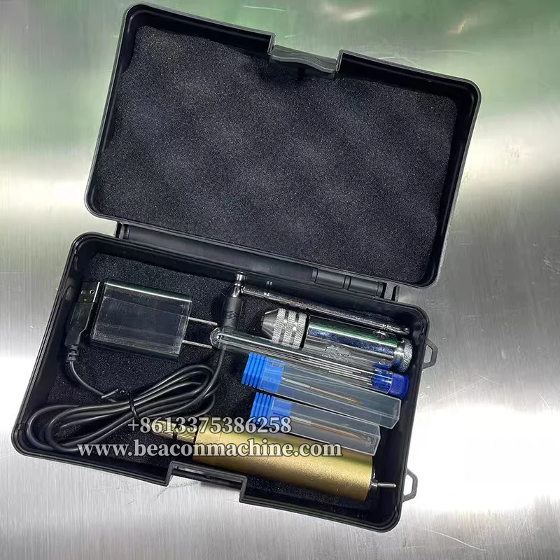 Diesel Common Rail Injector Nozzle Carbon Deposit Cleaning Tool Micro Hole Wire Brush Kit