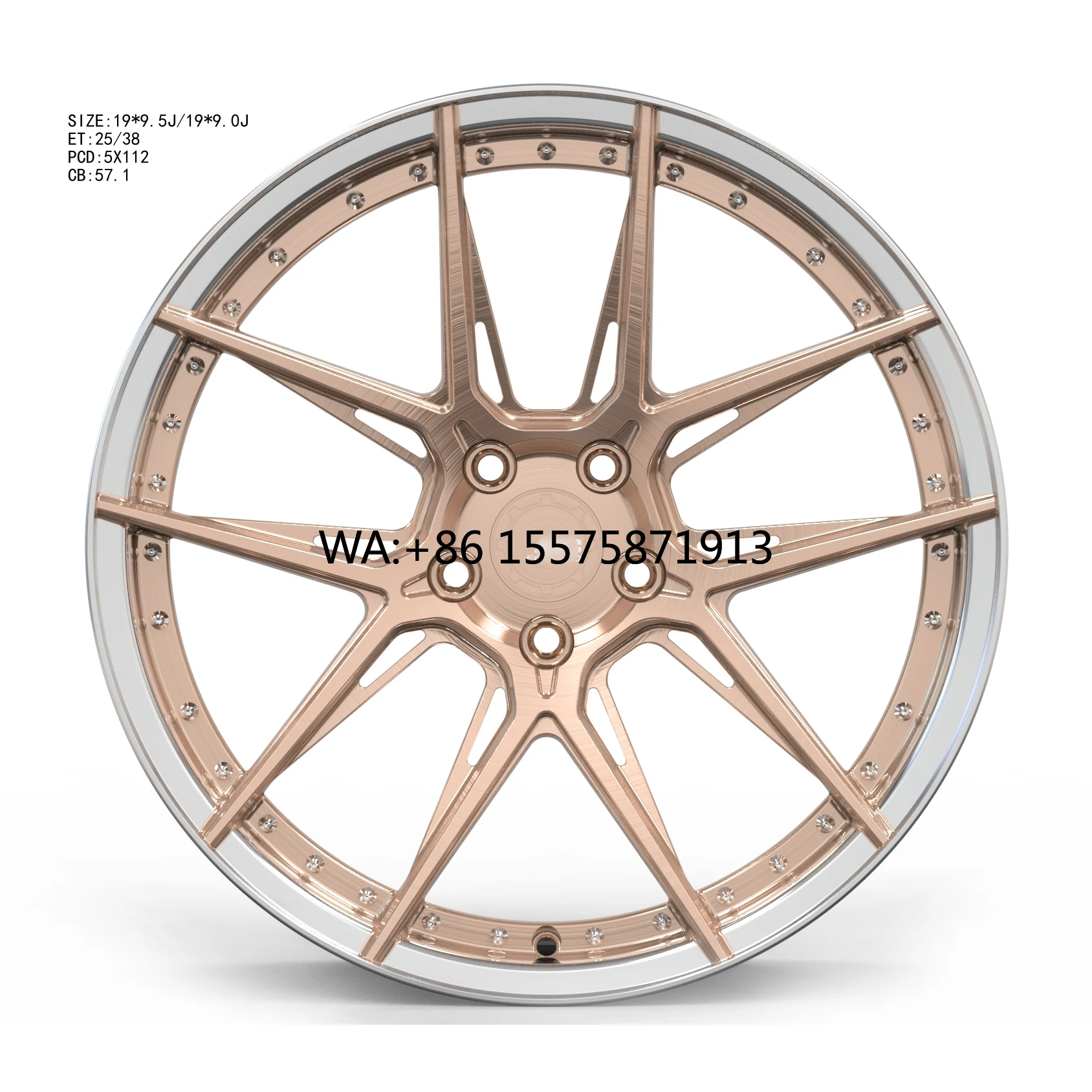 

For Custom Forged Rims Bc Chrome Deep Concave Car Wheel OEM 5x100 5x112 5x114.3 5x120 17 18 19 20 21 22 Inch Rims Forged Wheels