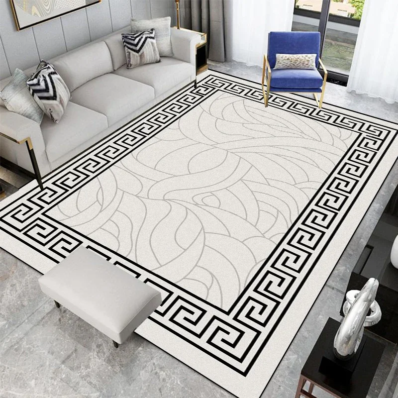 

Украшение гостиной Абстрактные ковры Современный дом Мягкие коврики Зал Диван Свет Роскошный напольный коврик Декор комнаты Гардероб Большой ковер