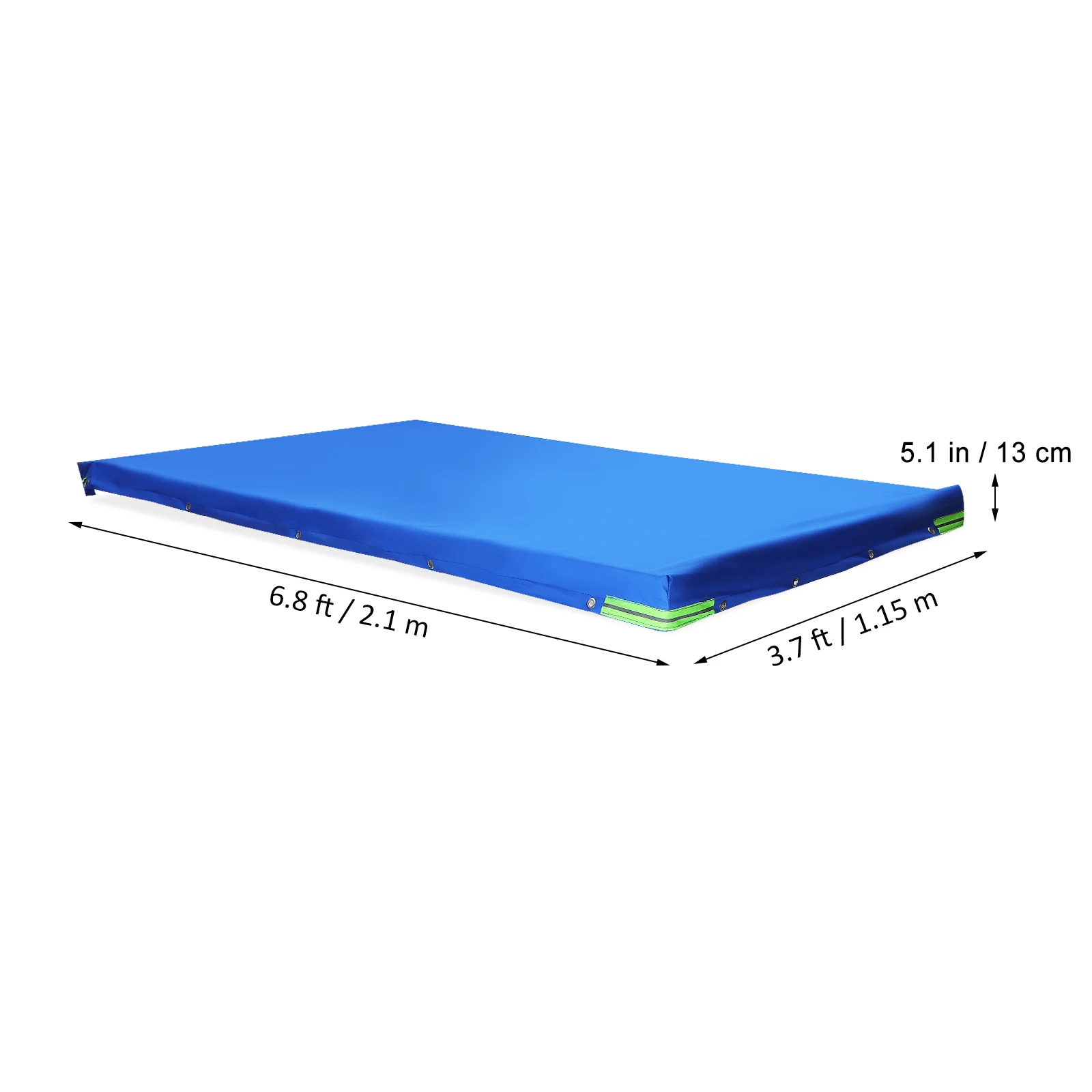 

Trailer Tarp 210x115x9cm Rubber Rope Waterproof Dustproof Durable Elastic RV Caravan Cover Cloth Windproof Rain Proof