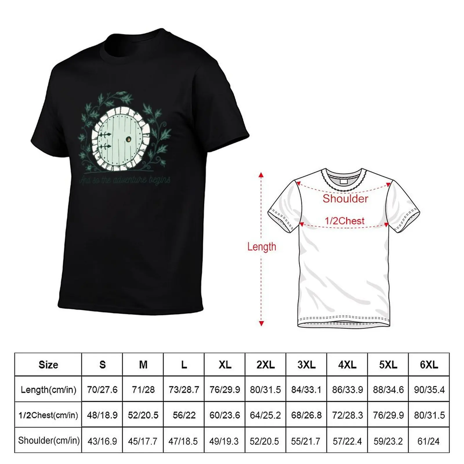 Baggins Door with Twigs ShirtsNew design 2021 T-Shirt, Summer Casual Cotton Tee, Oversized Streetwear Tops, Unisex Men Women