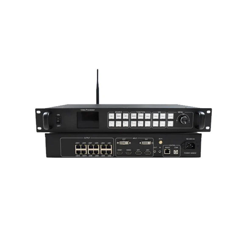 Huidu HD-VP1240 Full-Color LED Display for Elevators 12 Network Port Control Range 7.8 Million Pixels Two-in-One Processor