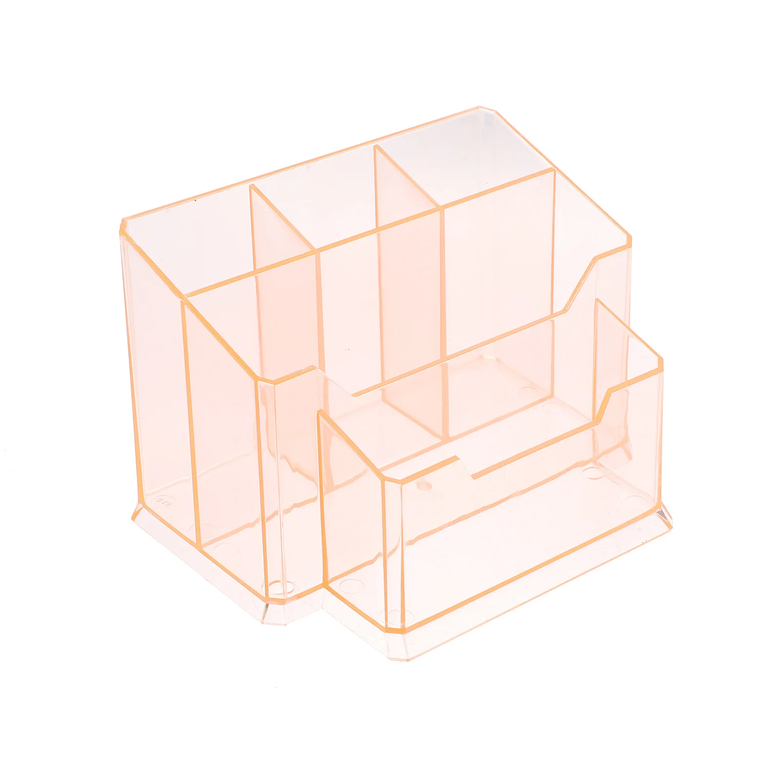 

Acrylic Pen Holder Cup Large Capacity Transparent Stationery ganizer Pencil Ruler Storage Desk Tidy Multi Grids