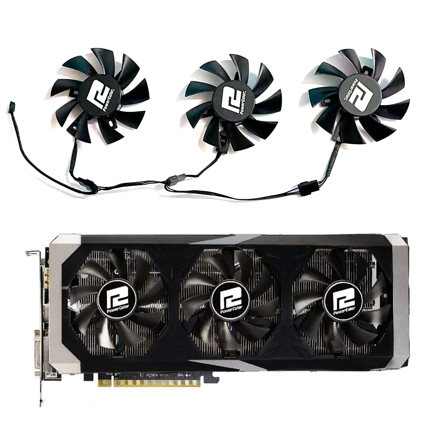 Brand new graphics card cooling fan 75MM 4pin FD7010H12S suitable for Dataland R9 390 4G 8G graphics card fan