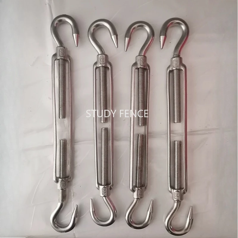1pc 304 Stainless Steel Flower Basket Screw Wire Rope Tensioner Tightening Device Bolt Screw Hardware Accessories OC/OO/CC Type
