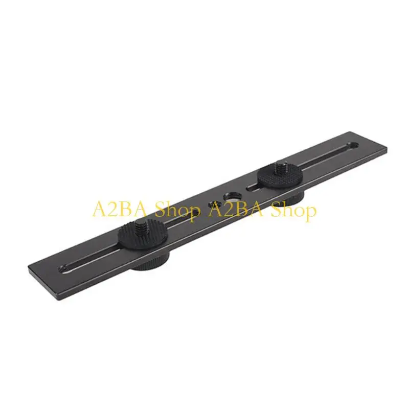 A2BA Double-Head Camera Mount Stand Aluminum for Photography Accessories Compatibles Multiple Brands 11.02lbs Support