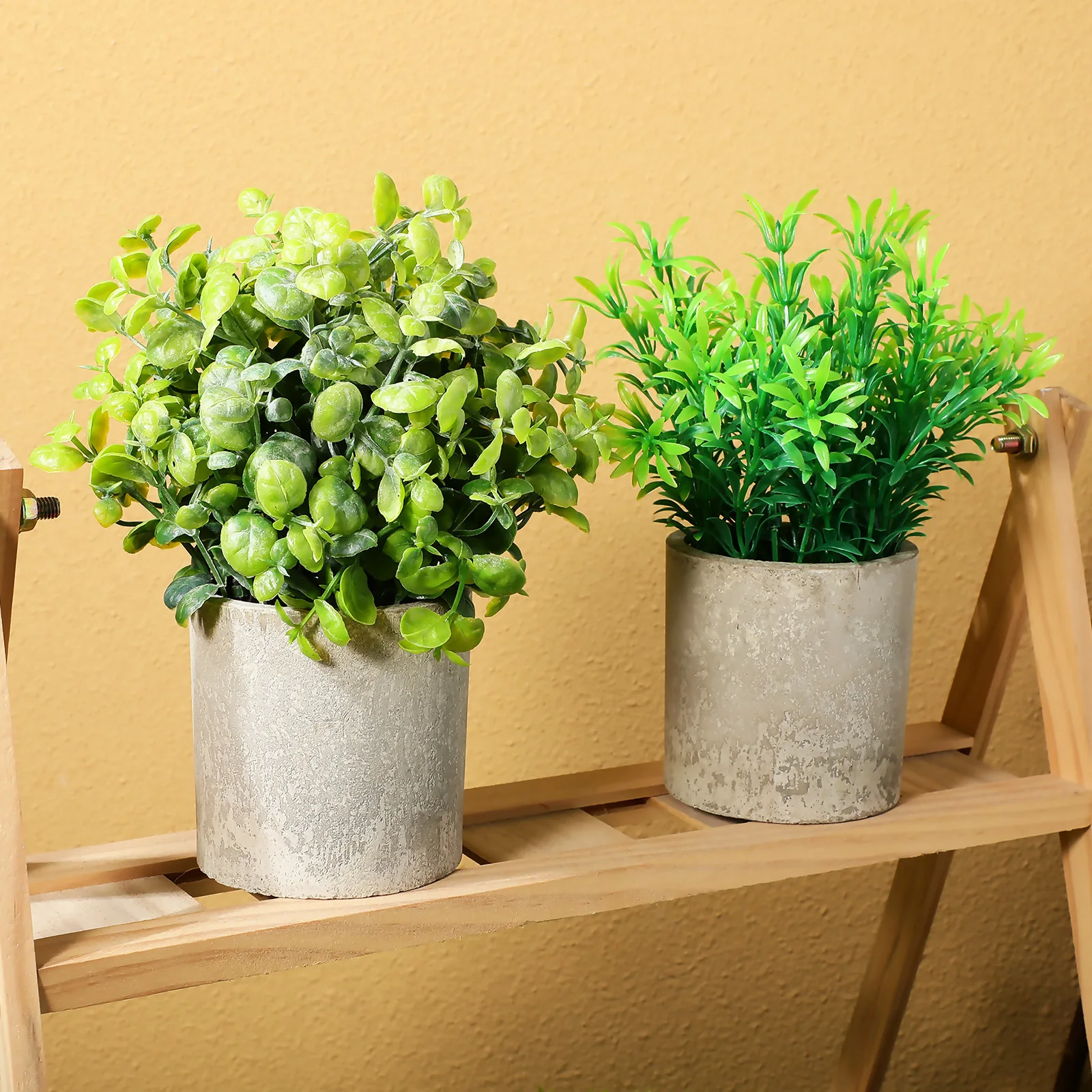 

3Pcs Artificial Plants Faux Indoor Realistic Fake Potted Plants for Home Office Kitchen Bathroom Decor Fake Potted Plant