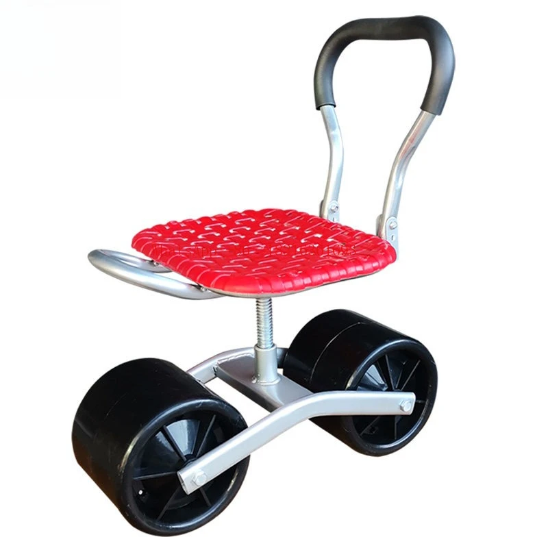 Rotating Lifting Agricultural Planting Tomato Picking and Trimming Workbench Mobile Lazy Stool
