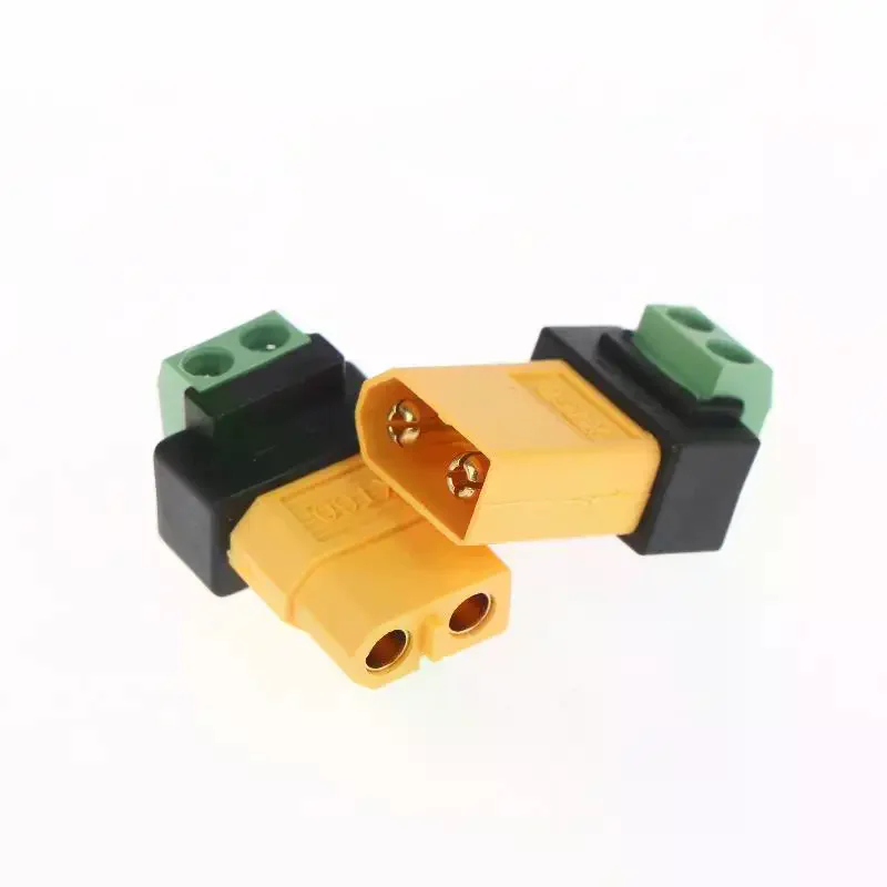 XT60 Male Female To 2Pin Terminal Adapter Solderless Charging Connector For UAV Balance Charger Solar Panel Model Devices
