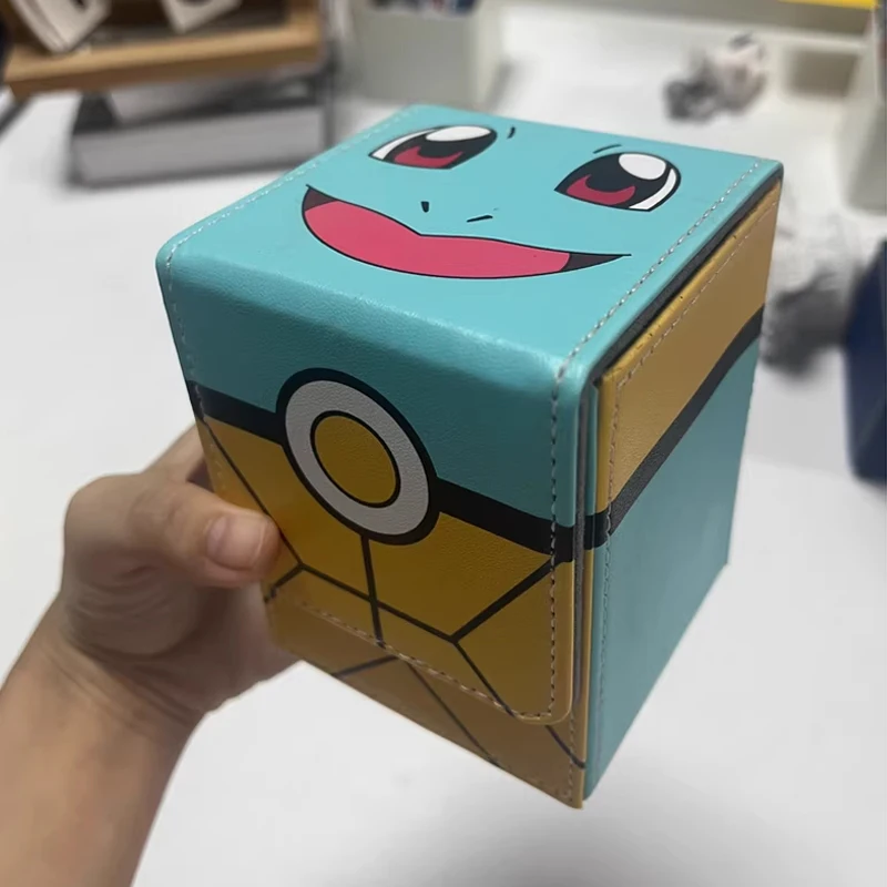 

Diy Ptcg Squirtle Симпатичная коробка для хранения карт Ws Opcg Ptcg Squirtle Кожаная коллекция Защитная коробка для карт Аниме Карты Подарочные игрушки