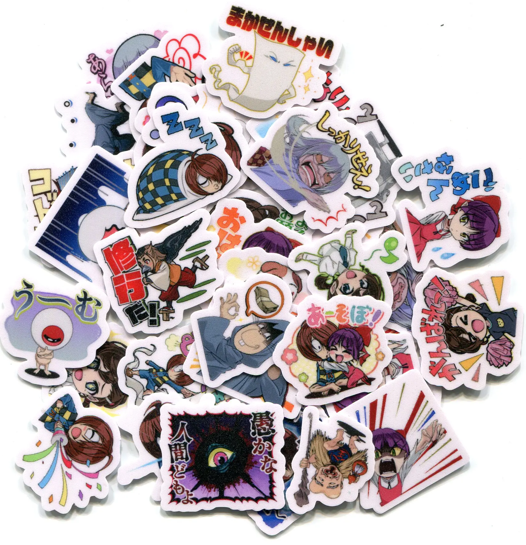 40PCS Gegege no Kitarō GeGeGe Sticker Diy  Z 973