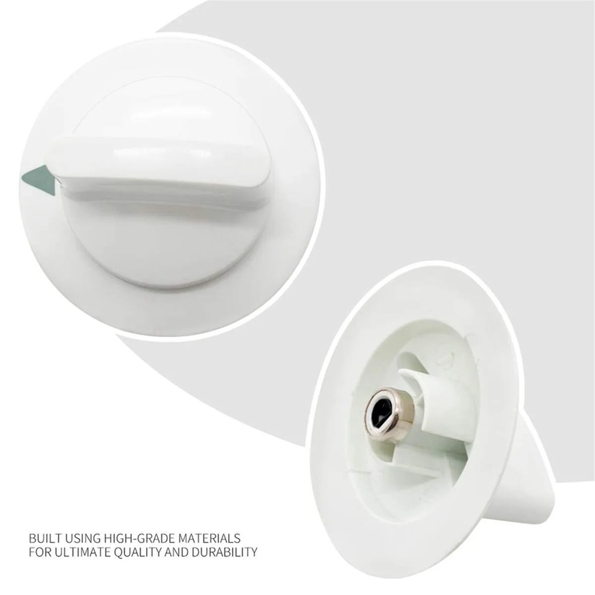 WE1M652 Dryer Timer Knob with Reinforced Metal Sleeve Protection for G-E Hot-Point Dryer - Replaces AP3995164 PS1482196