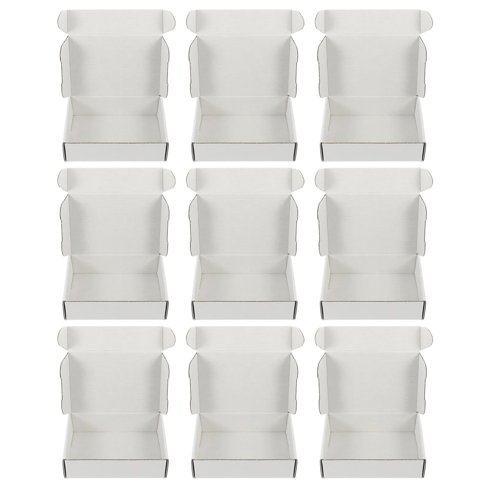 20Pcs Environmentally Friendly Reusable Corrugated Paper Boxes Strong Loadbearing Shockproof Moving Storage Boxes