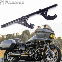 For Harley Softail Street Bob Low Rider Fat Bob FXST 18-up Front Crash Highway Pegs Bar Motorcycle Engine Guard Protector Bumper