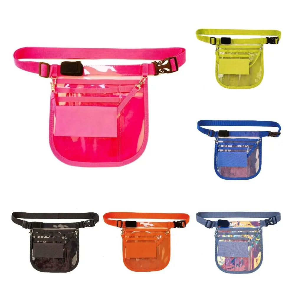 Waterproof Nurse Fanny Pack Portable Tape Holder Nurse Waist Bag Metal Hook Adjustable Straps Nurse Organizer Belt Women