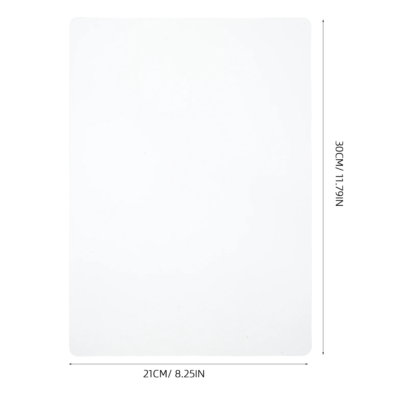 3Pcs Anti-Slip Transparent Sketch Mat Smooth Writing Board for School Office Home Lightweight Durable Portable