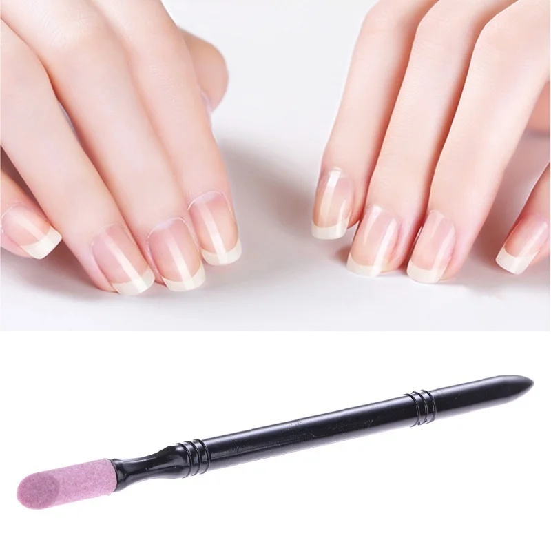 Nail Art Double Headed Quartz Grinding Pen Cuticle Exfoliating Tool Nail Engraving Polishing Rod Manicure Supplies Accessories