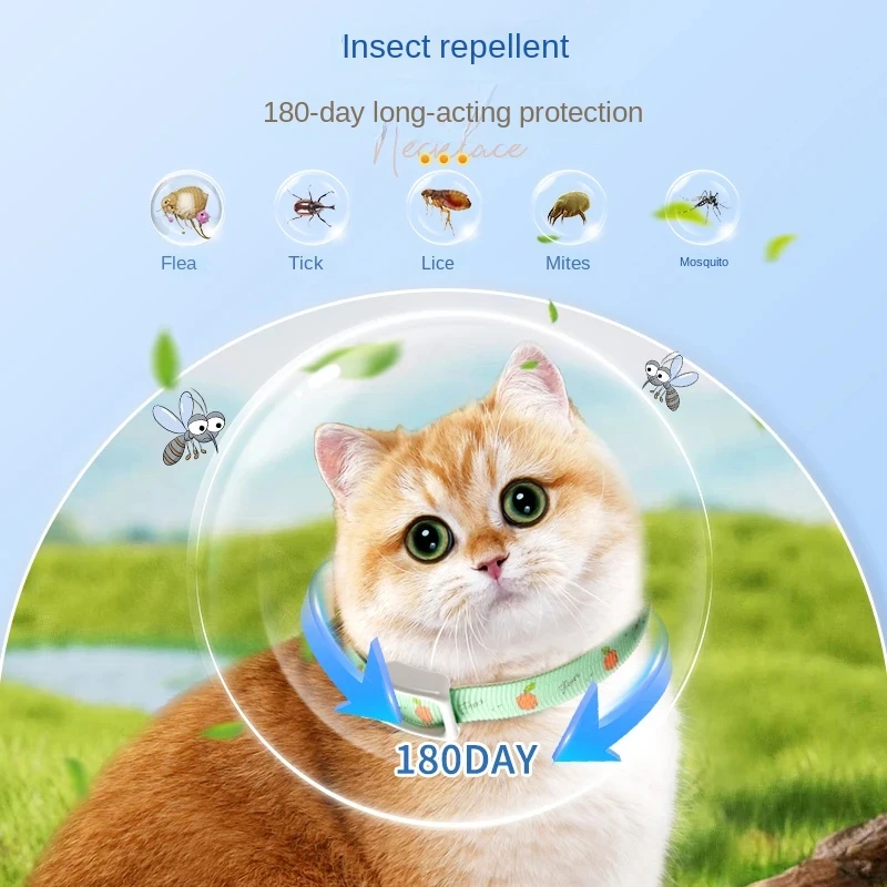 Cat Dog Mosquito Repellent Collar Insect Repellent Outdoor Harmless Mite Repellent Flea Repellent Flea Repellent Collar Necklace