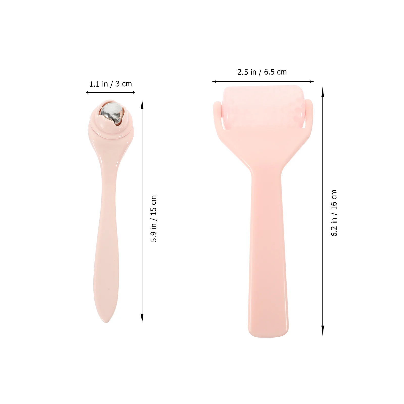 1 Satz 1 Satz Augen-Eis-Gesichtsroller Tragbares Gesicht für die Hautpflege Damen-Schönheitswerkzeug Kaltkompresse-Massagegerät