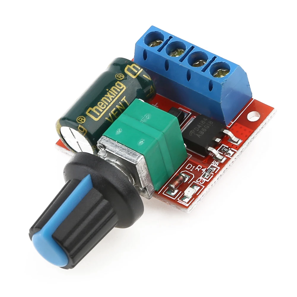 3-10pc 5A 90W PWM 12V DC Motor Speed Controller Module DC-DC 4.5V-35V Low Voltage Motor Speed Controller Adjustable Drive Module