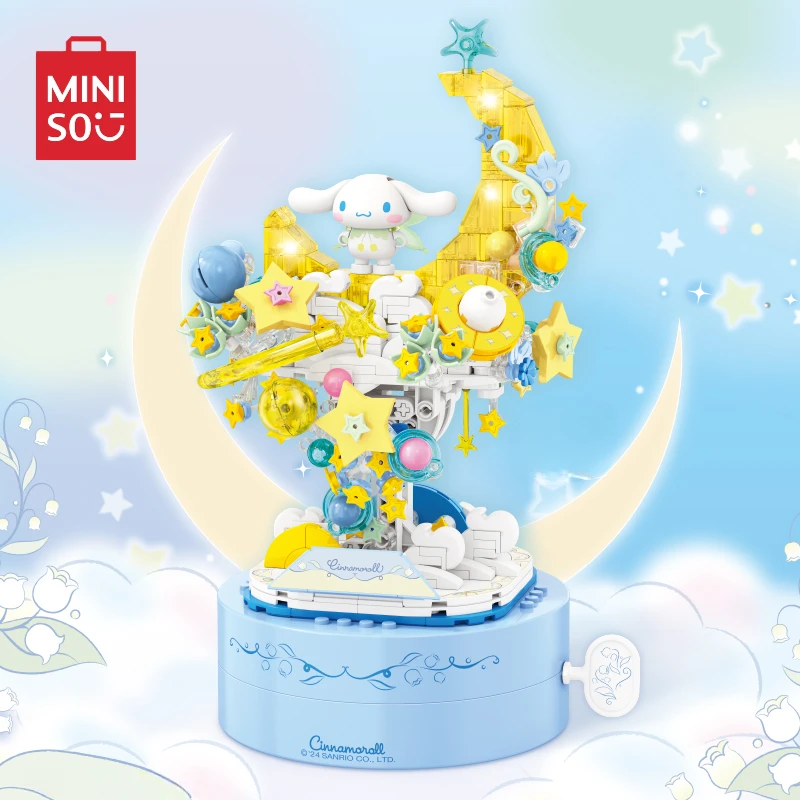 Miniso Sanrio Secret Realm Elf Series Building Blocks Educational Assembling Toys Desktop Ornaments Children's Birthday Gifts