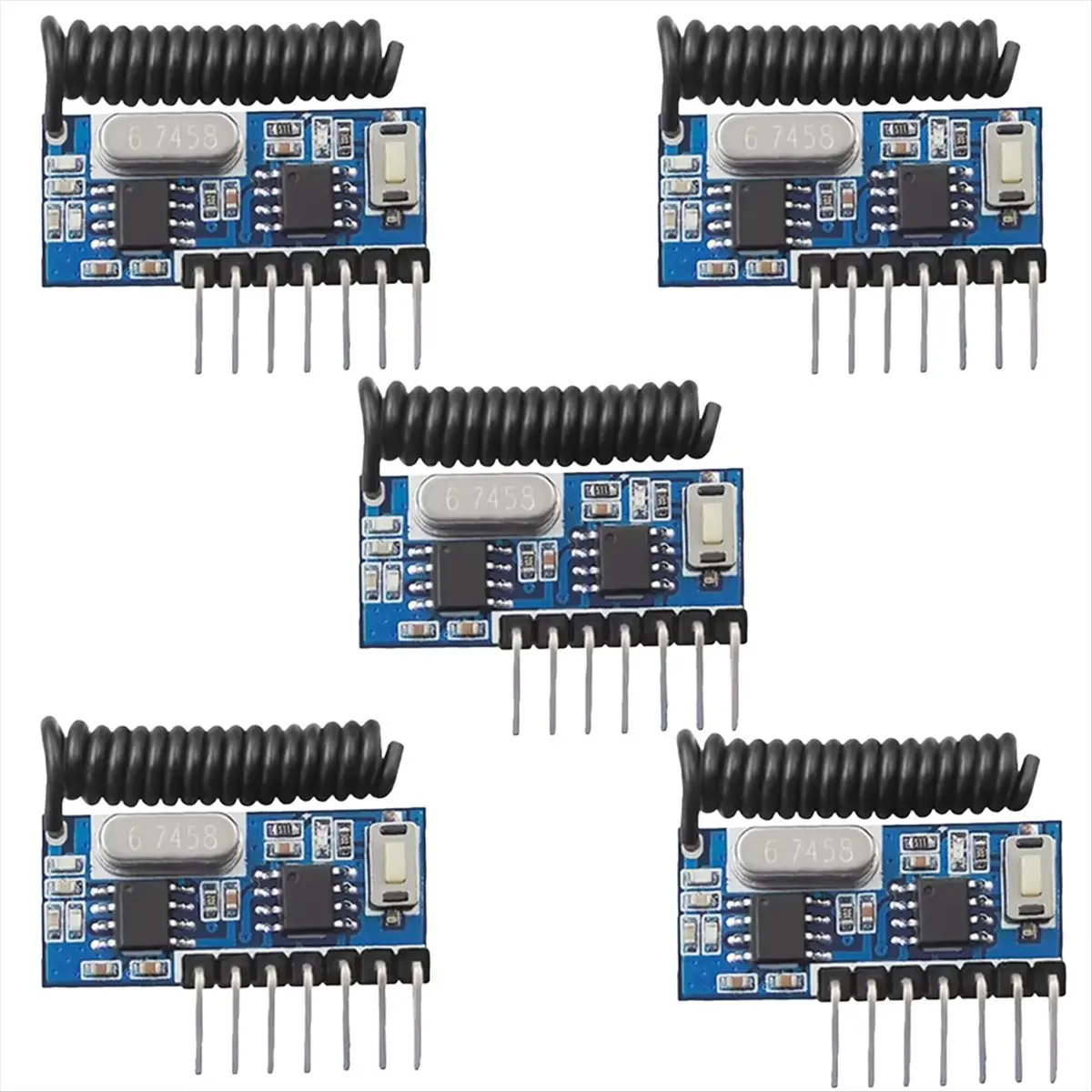 《Factory Direct》433mhz Receiver Learning Code Decoder Module 433Mhz Wireless 4 CH Output for Remote Controls 1527 2262 Encoding