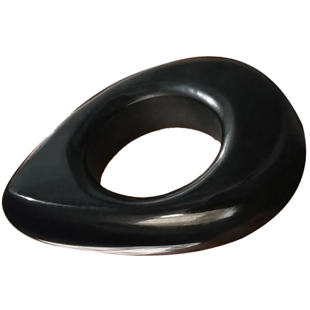 

Professional Ox Horn Massage Ring for Feet Hands Whole Body Acupuncture Point Massager Smooth Edge Sole Muscle Relief Therapy